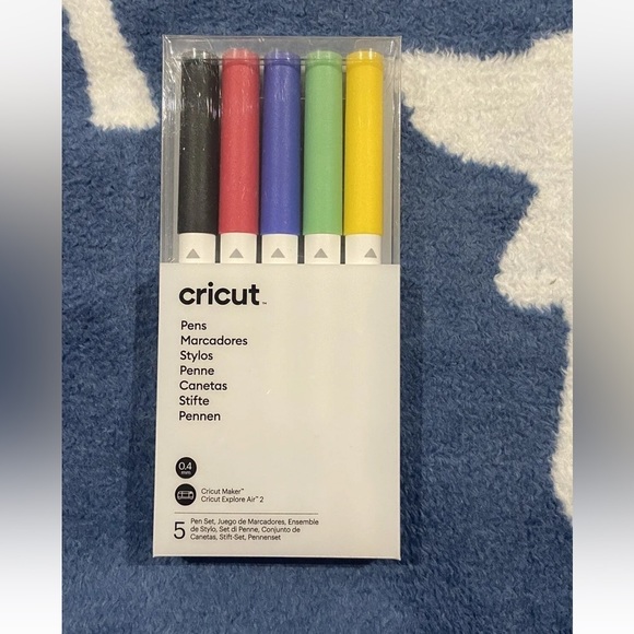 Cricut Other - Cricut Fine Point Pen Set, Classic (5 ct), 5 Pack new